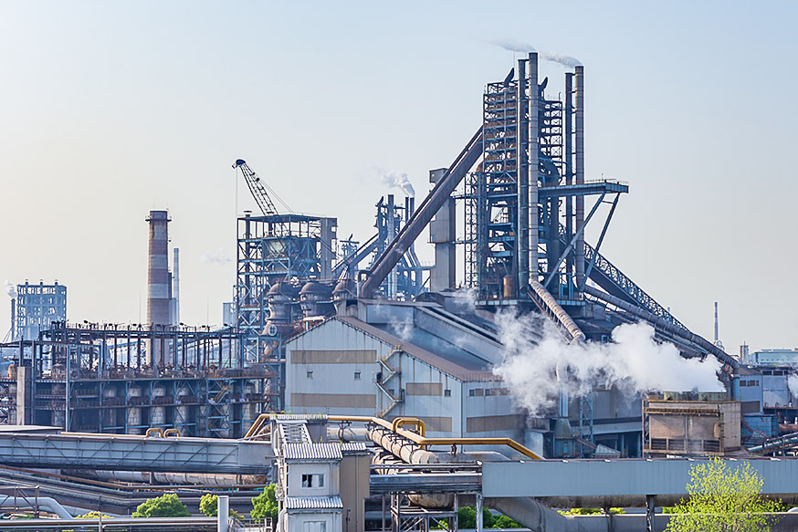 Iron-making blast furnace production line